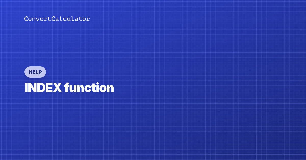 index-function-convertcalculator