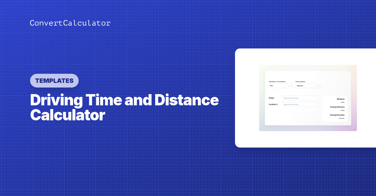 driving-time-and-distance-calculator-convertcalculator